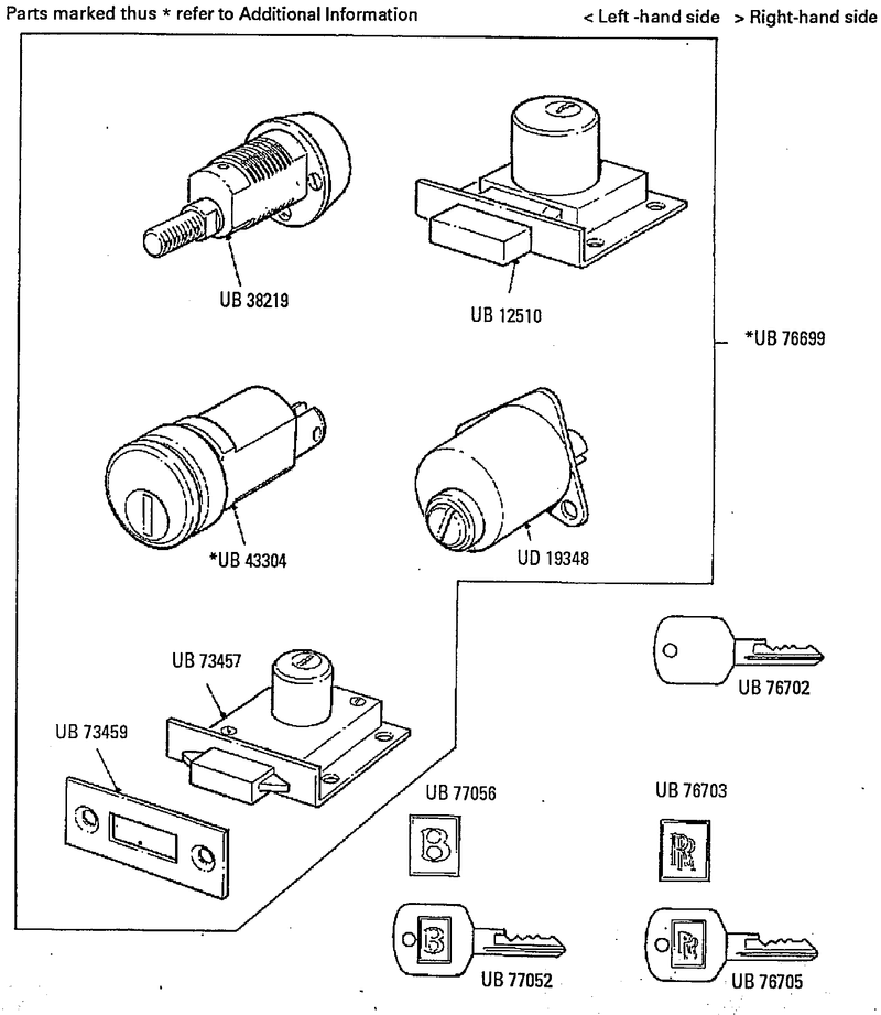 Part catalogue page (part number search) 